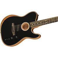 Fender American Acoustasonic Telecaster Black met gigbag - thumbnail