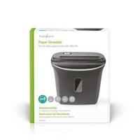 Nedis PASH120BKA4 A4 Papierversnipperaar Capaciteit 12 Liter Beveiliging Din-p4 - thumbnail