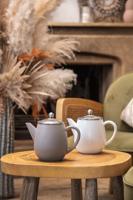 Bredemeijer theepot duet Eva 1,1 Liter wit - thumbnail