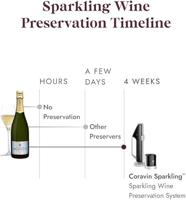 Coravin Sparkling wijnbewaarsysteem - inclusief charger, 2 CO₂-capsules, stopper & flessenhoes - behoudt bubbels tot 4 weken - thumbnail