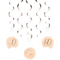 Swirls Elegant Blush 60 Jaar (5st) - thumbnail