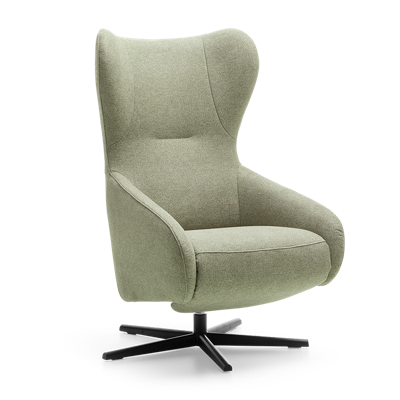Relaxstoel A-101 Donkergroen Stof Relaxstoel A-101 Donkergroen Stof