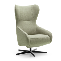 Relaxstoel A-101 Donkergroen Stof - thumbnail