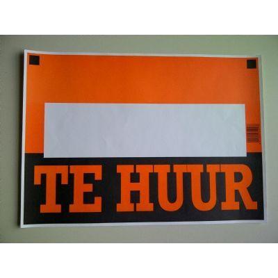 Affiche TE HUUR afmeting 36x25cm