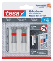 Klevende schroef tesa behang pleister 1kg verstelb - thumbnail