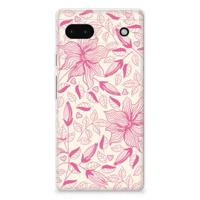 Google Pixel 6A | TPU Case | Pink Flowers - thumbnail