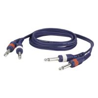 DAP FL22 - 2x Mono jack kabel 1,5 meter - thumbnail
