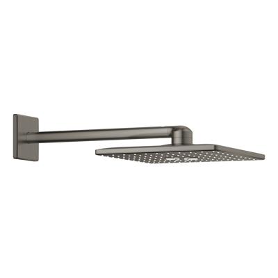 Grohe Regendoucheset Rainshower SmartActive Cube 31 cm met Wandarm Hard Graphite Geborsteld Grohe Regendoucheset Rainshower SmartActive Cube 31 cm met Wandarm Hard Graphite Geborsteld