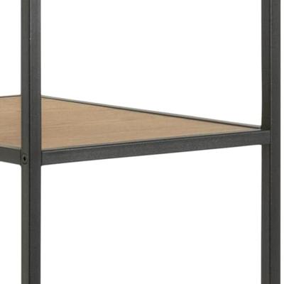 Bendt Kledingrek 'Holger' Eiken en metaal, 165 x 77cm, kleur Zwart