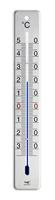 Buitenthermometer glanzend rvs 28 cm - thumbnail