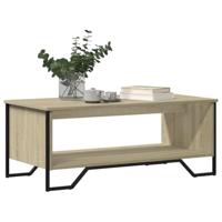 Salontafel 100x51x40 cm bewerkt hout sonoma eikenkleurig - thumbnail
