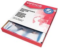 OFFICE products geperforeerde showtas, ft A4, 55 micron, glashelder, doos van 100 stuks - thumbnail