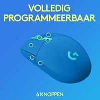 Logitech G305 Lightspeed Gaming-muis Bluetooth Optisch Blauw 6 Toetsen 12000 dpi Verlicht, Ergonomisch - thumbnail