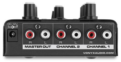 Vonyx STM500BT 2-kanaals mixer met Bluetooth en mp3 speler Vonyx STM500BT 2-kanaals mixer met Bluetooth en mp3 speler
