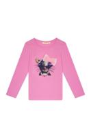 Someone Meisjes t-shirt LS - Roze - thumbnail