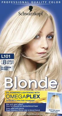 Schwarzkopf Blonde L101 Platinum Zilver Blond