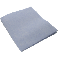 Werkdoek | katoen | 38x40cm | blauw | 50 stuks - thumbnail