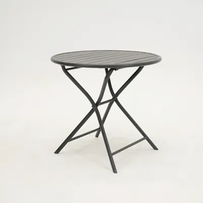 Inklapbare tuintafels GLOBE 80cm Graphite