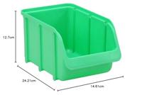 Hünersdorff 673400 Zichtbak (b x h x d) 240 x 145 x 125 mm Groen 1 stuk(s) - thumbnail