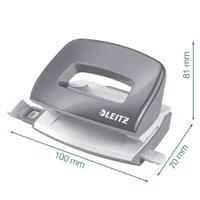 Leitz NeXXt WOW Mini perforator, 10 blad, blauw - thumbnail