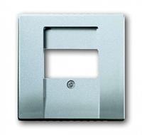 Busch-Jaeger 2CKA001710A3659 TAE-contactdoos Afdekking Witaluminium (RAL 9006), Aluminium 1 stuk(s) - thumbnail