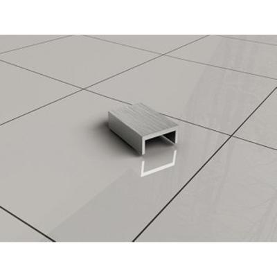 Wiesbaden Afdekkapje Slim tbv Muurprofiel RVS