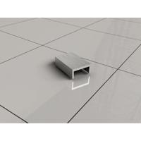 Wiesbaden Afdekkapje Slim tbv Muurprofiel RVS - thumbnail