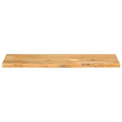 Tafelblad met natuurlijke rand 100x30x3,8 cm massief mangohout