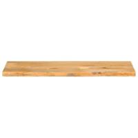 Tafelblad met natuurlijke rand 100x30x3,8 cm massief mangohout - thumbnail