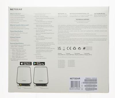 NETGEAR Orbi Tri-band Mesh WiFi 6-systeem (RBK852) – Router met 1 satelliet-extender | Dekking tot 350 m² en meer dan 100 apparaten | AX6000 (tot 6 Gbps)