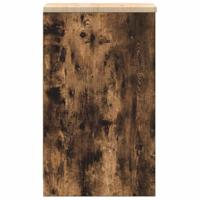 Garagekast 30x51x85 cm massief grenenhout gerookt eiken - thumbnail