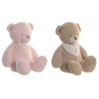Knuffel Home ESPRIT Bruin Roze Polyester Kinderen Beer (2 Stuks) - thumbnail