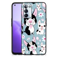 OPPO Reno5 5G | Find X3 Lite Dierenprint Telefoonhoesje Hondjes - thumbnail
