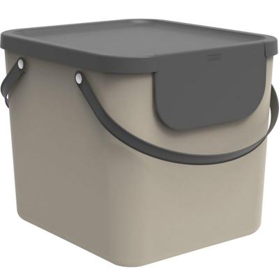 Rotho ALBULA Afvalscheider 38.8x35.5x33.9 cm 40L Cappuccino Rotho ALBULA Afvalscheider 38.8x35.5x33.9 cm 40L Cappuccino