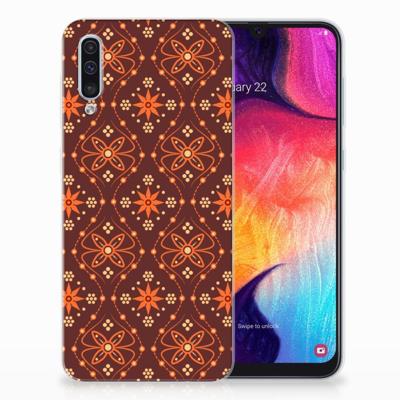 Samsung Galaxy A50 | TPU bumper | Batik Brown