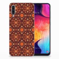 Samsung Galaxy A50 | TPU bumper | Batik Brown - thumbnail