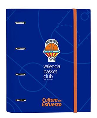 Ringmap Valencia Basket M666 Blauw Oranje (27 x 32 x 3.5 cm)