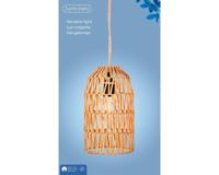 Led hanglamp l20b20h35cm natuur Lumineo - Lumineo - thumbnail
