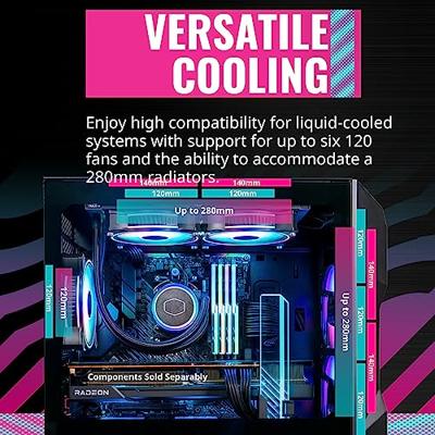 Cooler Master MasterBox TD300 Mesh mini tower behuizing - thumbnail
