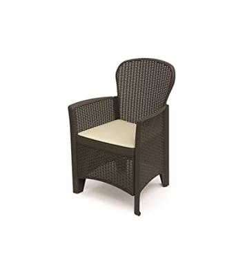 Tuinstoel IPAE Progarden Folia Antraciet Polypropyleen (60 x 58 x 89 cm)