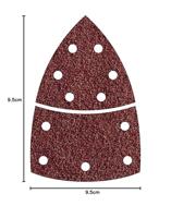 Wolfcraft Hechtschuurbladen | Korund | K180 | 2-delig | 10 stuks - 5619000 - thumbnail