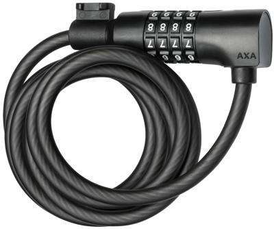 Kabelslot Axa Resolute C8-180 code - zwart - thumbnail