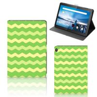Lenovo Tablet M10 Tablet Hoes Waves Green - thumbnail