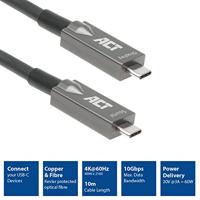ACT USB-C 3.2 Gen2 Active Optical Cable (AOC) aansluitkabel 10m - thumbnail