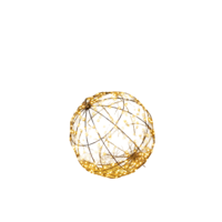 Bal metaal 300led flash ip44trafo met timer d25 cm classic warm Anna's Collection - Annas collection - thumbnail