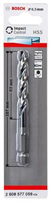 Bosch Accessoires Spiraalboor Impact Control HSS 6,5mm - 2608577059