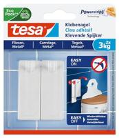 Klevende spijker tesa tegels metaal 3kg wit - thumbnail