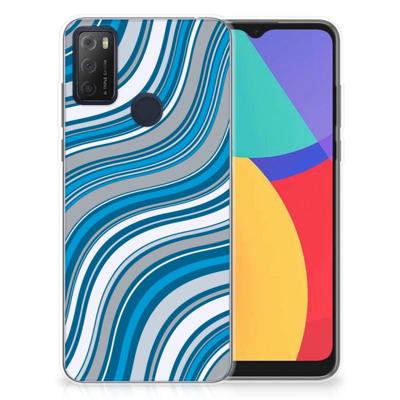 Alcatel 1S (2021) | TPU bumper | Waves Blue