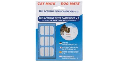 Vervangfilter 2 stuks drinking fountain Cat Mate hond Flamingo - Flamingo
