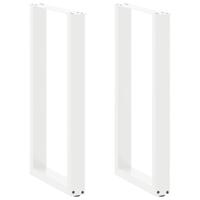 Bartafelpoten 2 st U-vormig 50x(90-91)cm staal wit - thumbnail
